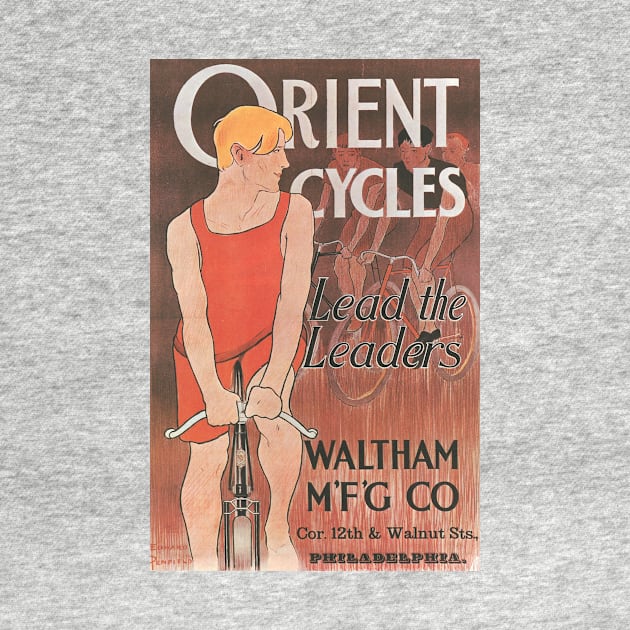 Orient Cycles - Vintage Bicycle Poster from 1895 by coolville